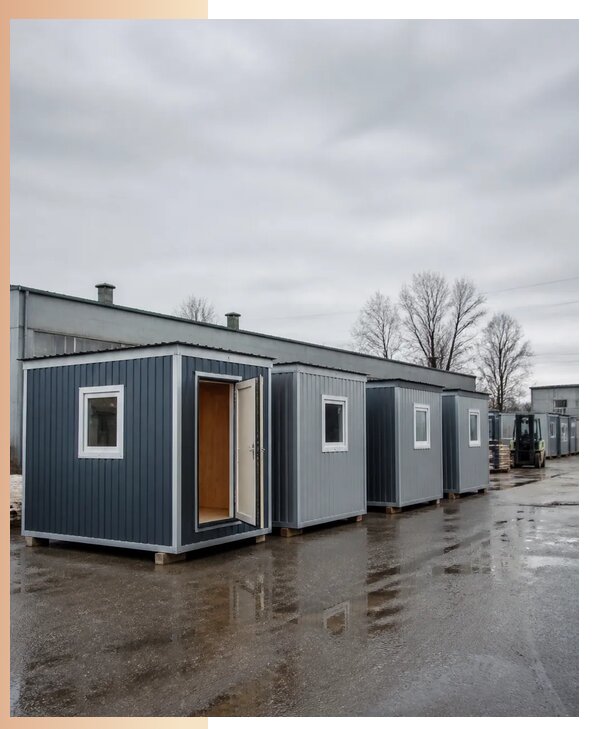 Готовые бытовки в Нальчике — изготовление и доставка под ключ